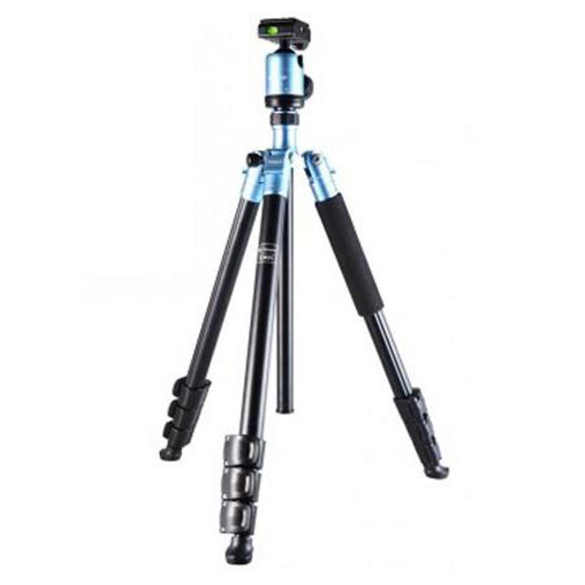 

FotoPro C-40i 4-Sections Aluminum Tripod with FPH-53P Head, Blue