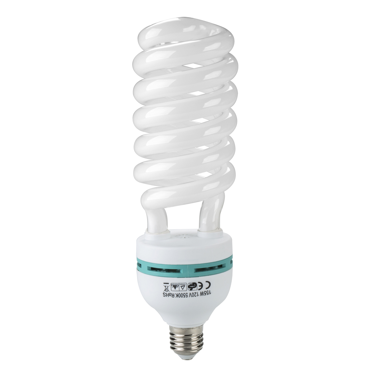 

Flashpoint 155W 5500K Spiral CFL Fluorescent Light Bulb