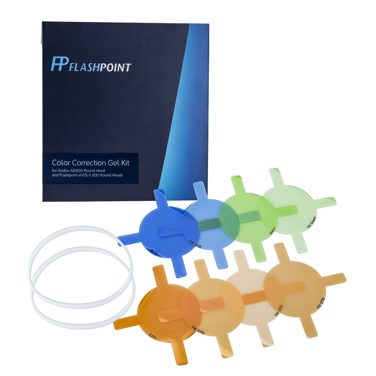 

Flashpoint Color Correction Gel Kit for XPLOR 100 Pro, eVOLV 200 Round Heads