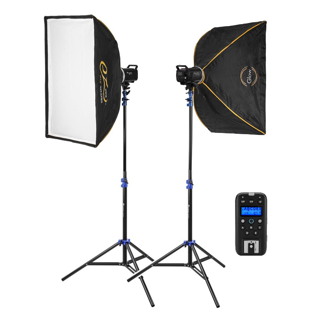 Image of Flashpoint BLAZ 200-V 200Ws R2 Studio Monolight Flash (2 Light Kit)