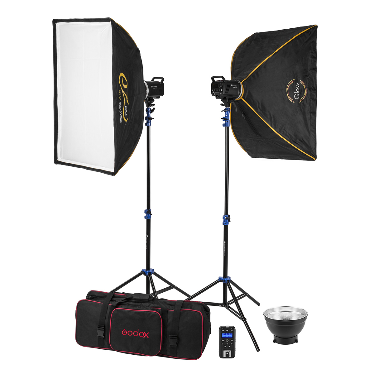 Image of Flashpoint BLAZ 300 R2 Studio 2-Monolight Kit (Godox MS300-F)