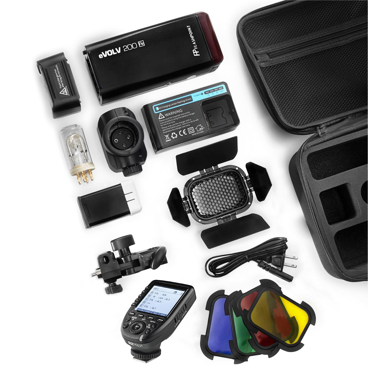 

Flashpoint eVOLV 200 TTL Pocket Flash with R2 ProC Trigger Kit for Canon Cameras