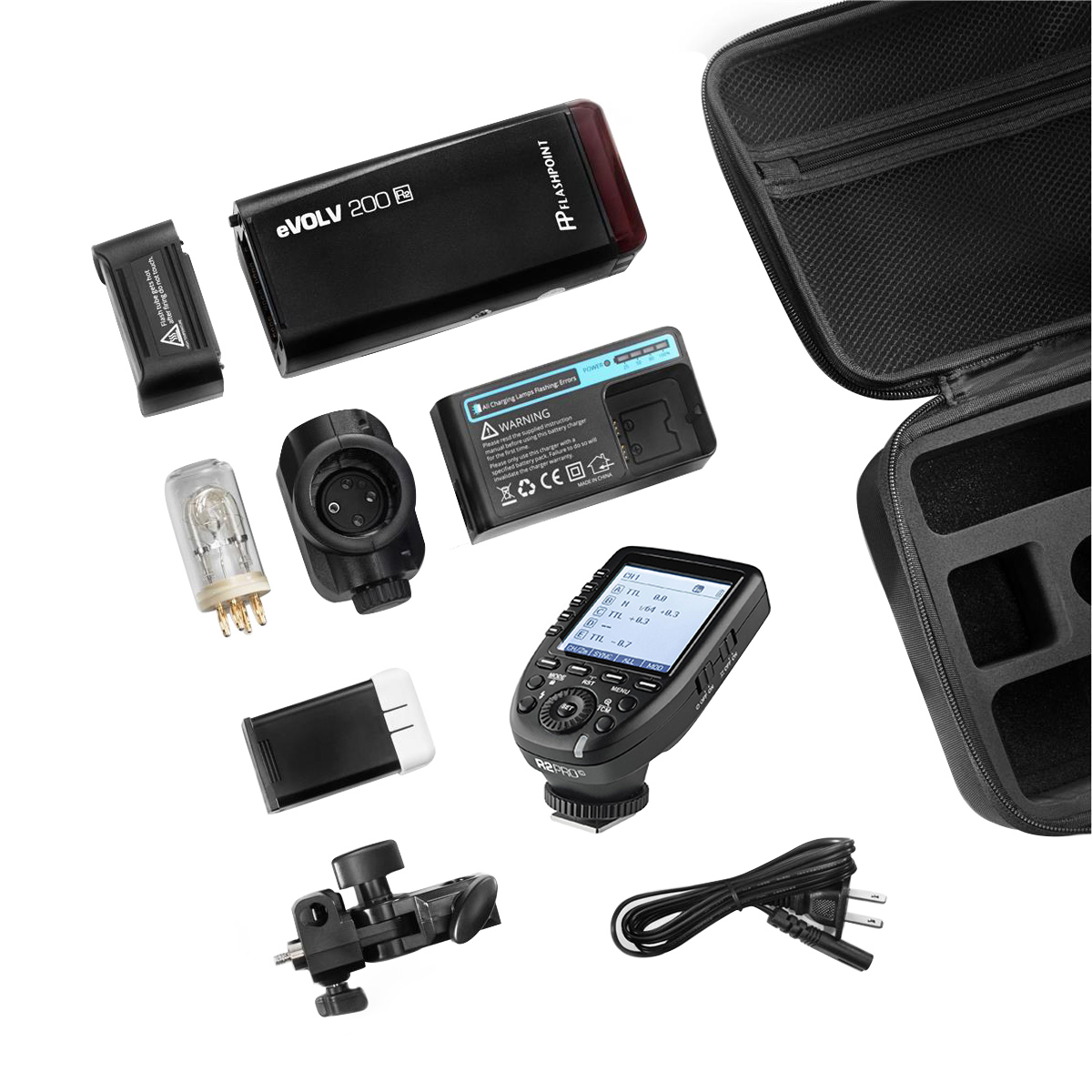 

Flashpoint eVOLV 200 TTL Pocket Flash with R2 ProC Trigger Kit for Canon Cameras