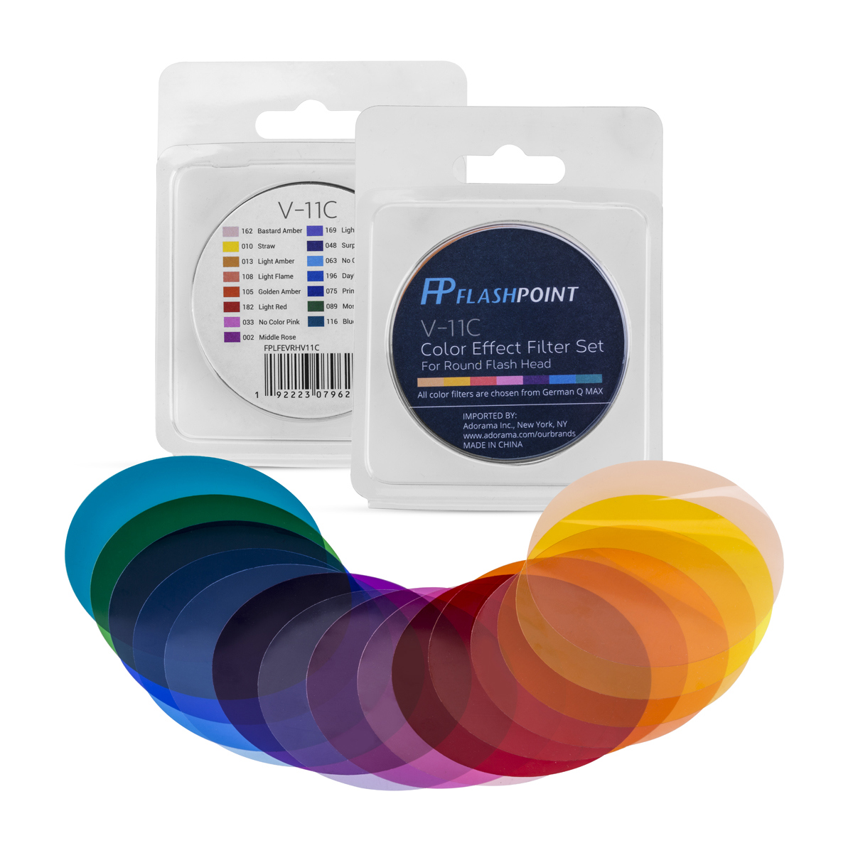 

Flashpoint V-11C Color Effect Filter Set For Round Flash Head (Godox V-11C)