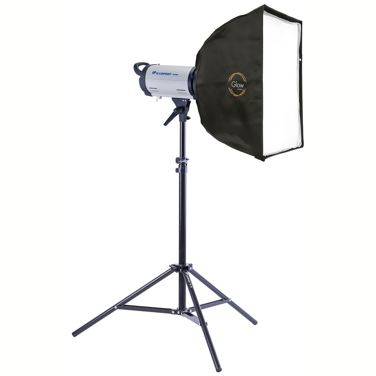 Image of Flashpoint SOLO Softbox Head &amp; Shoulders 1220M MonoLight Kit