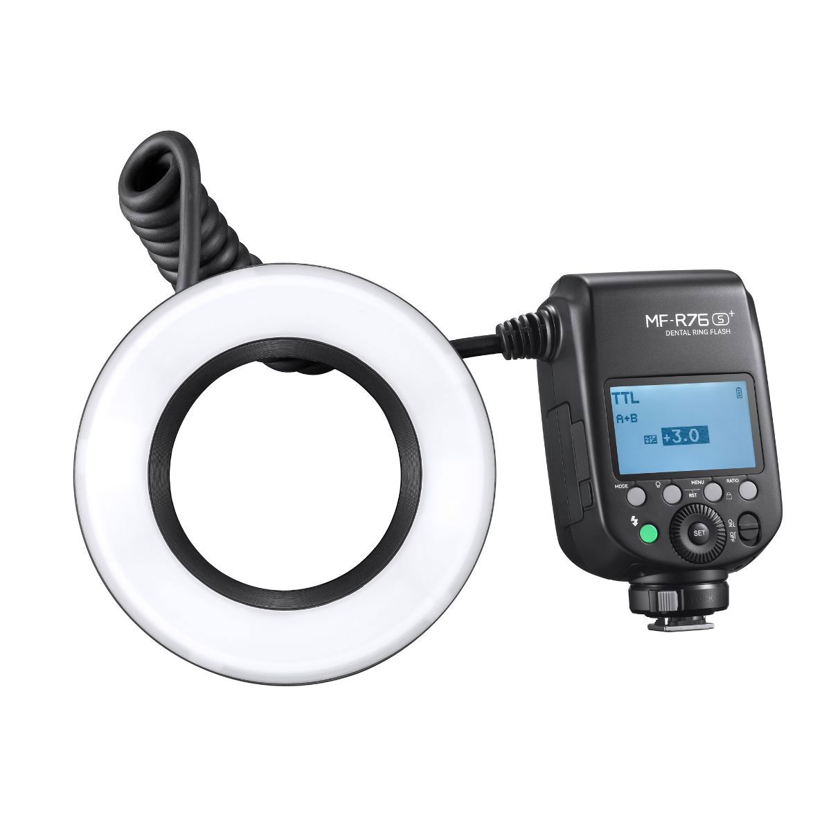 Flashpoint MF-R76S+ TTL Macro Dental Ring Flash for Sony Camera