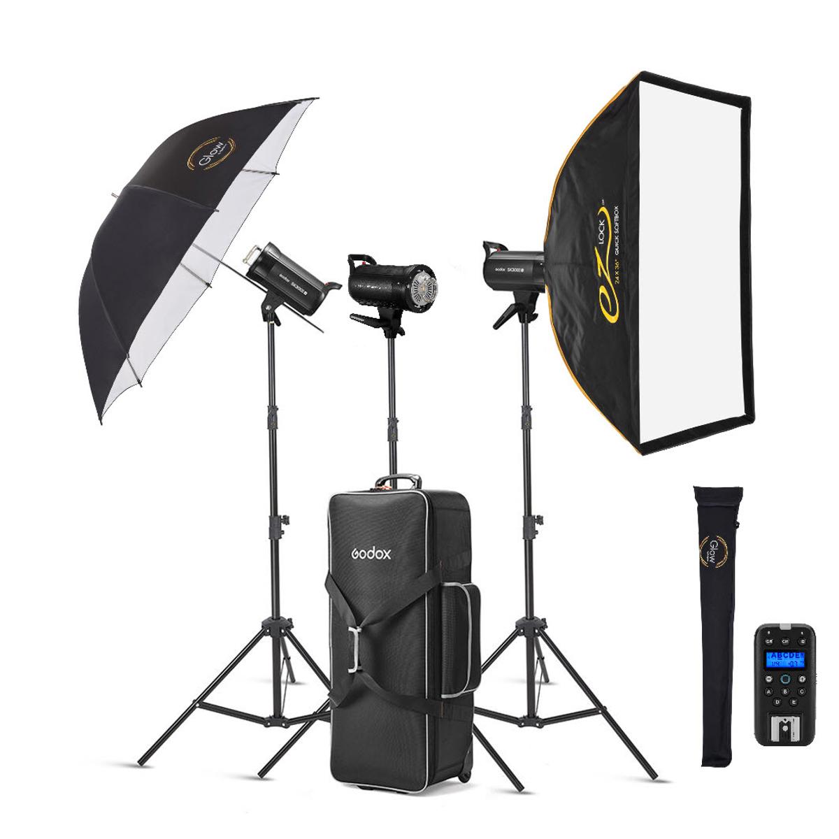 

Flashpoint Studio 300 II-V 300W R2 Monolight Flash (3-Light Kit)
