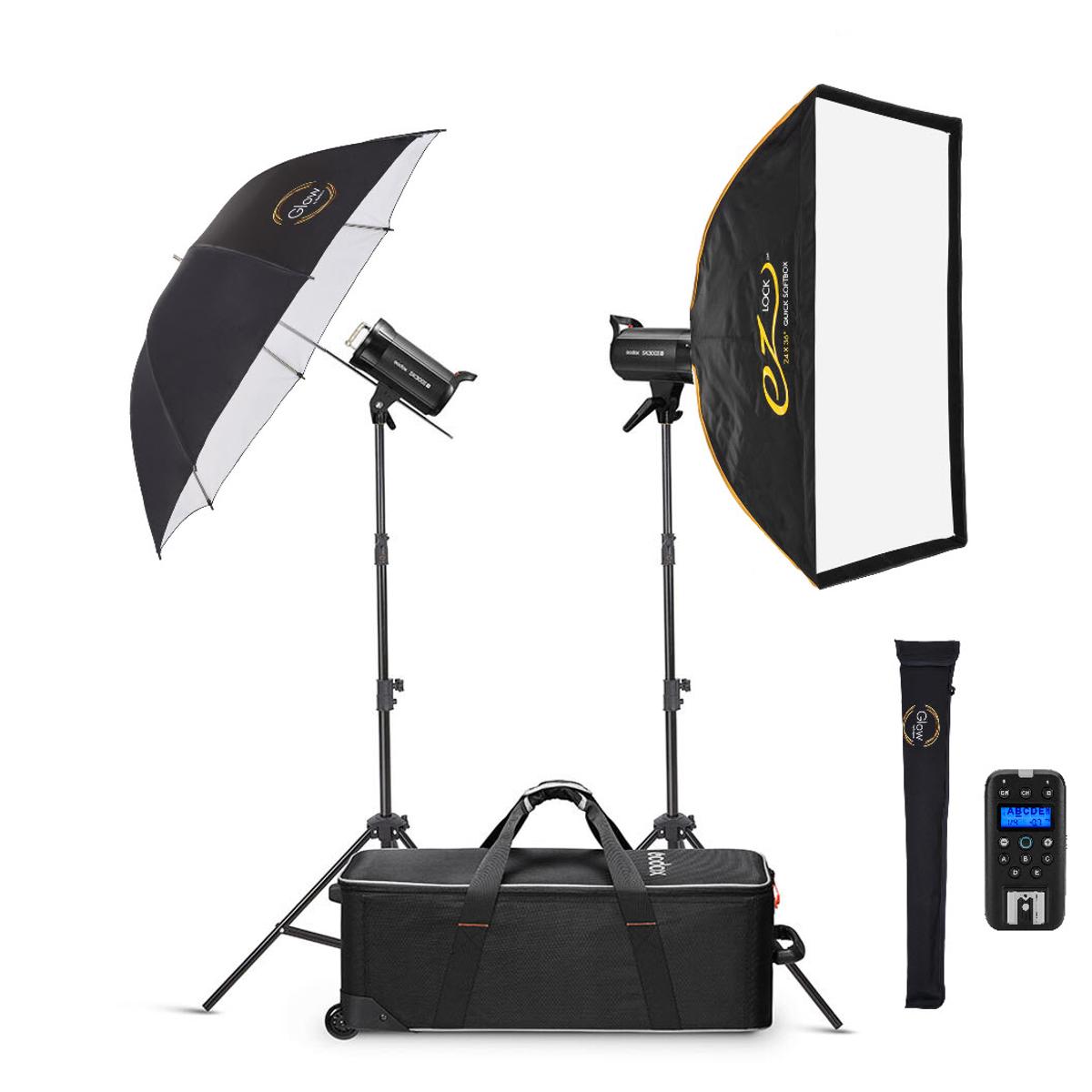 

Flashpoint Studio 400 II-V 400Ws R2 Monolight Flash (2 Light kit)