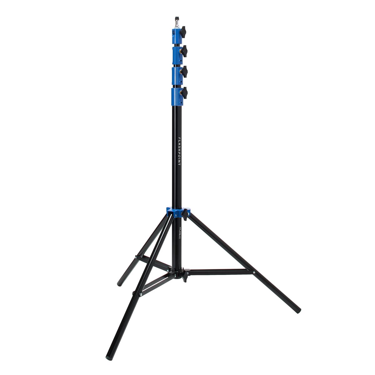 Image of Flashpoint 9.5' Blue Color Coded Pro Air-Cushioned Light Stand V2