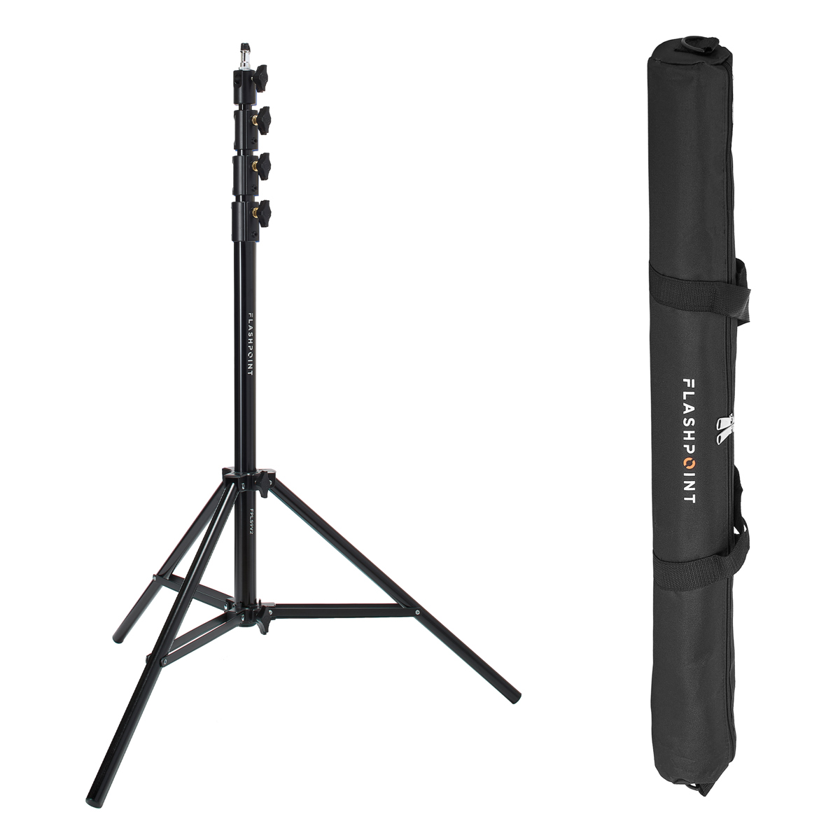 

Flashpoint Pro Air-Cushioned Heavy-Duty Light Stand (Black, 9.5')