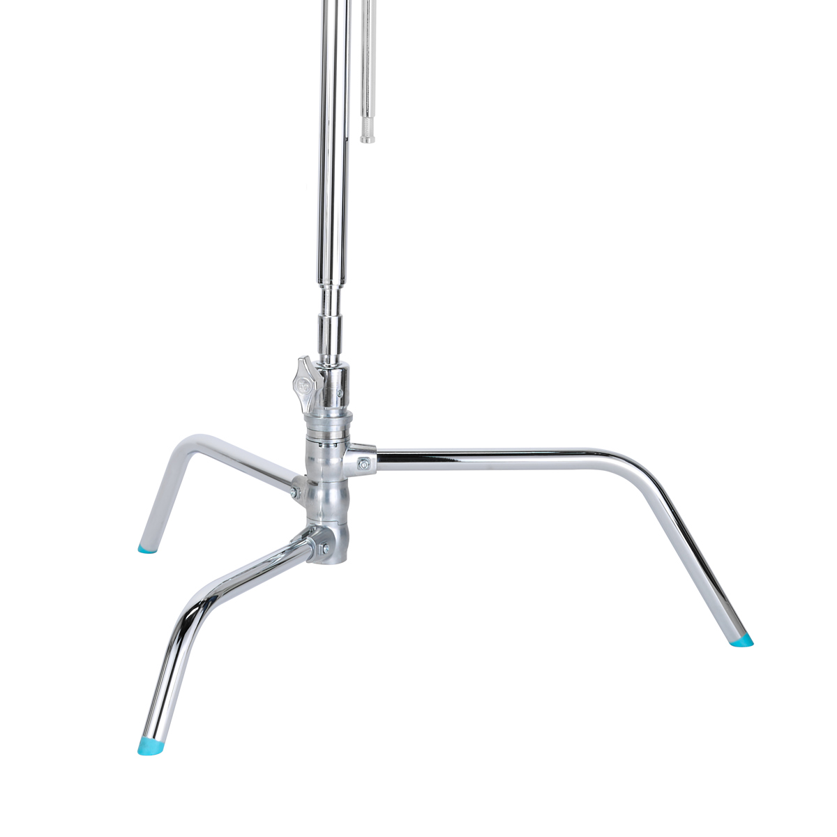 Flashpoint 40" Quick Release Turtle Base C-Stand Kit, Grip Head Arm (Chrome)