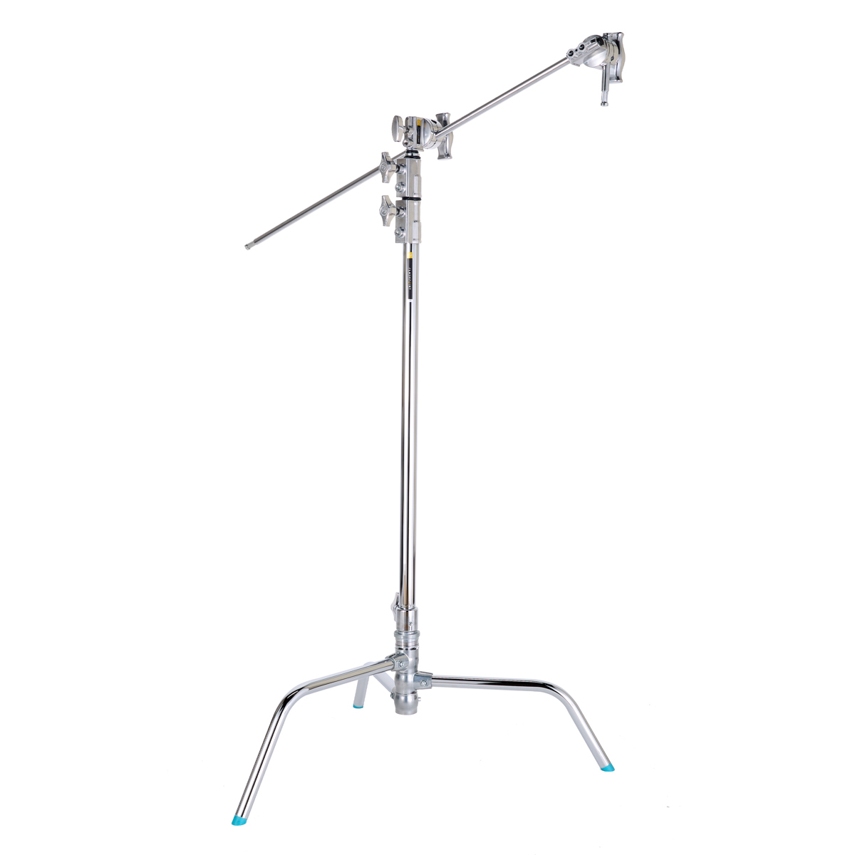 Flashpoint 40" Quick Release Turtle Base C-Stand Kit, Grip Head Arm (Chrome)