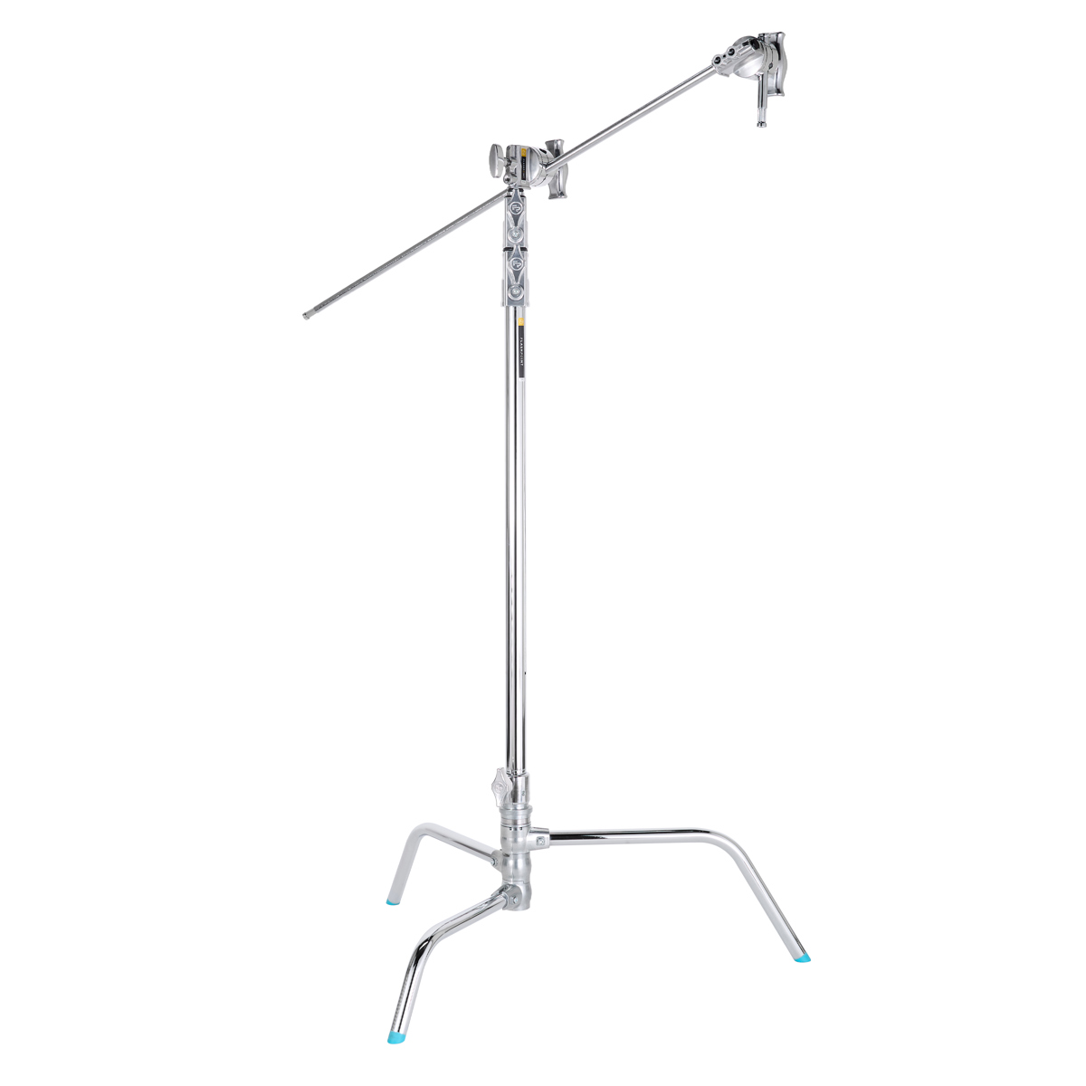 Flashpoint 40" Quick Release Turtle Base C-Stand Kit, Grip Head Arm (Chrome)