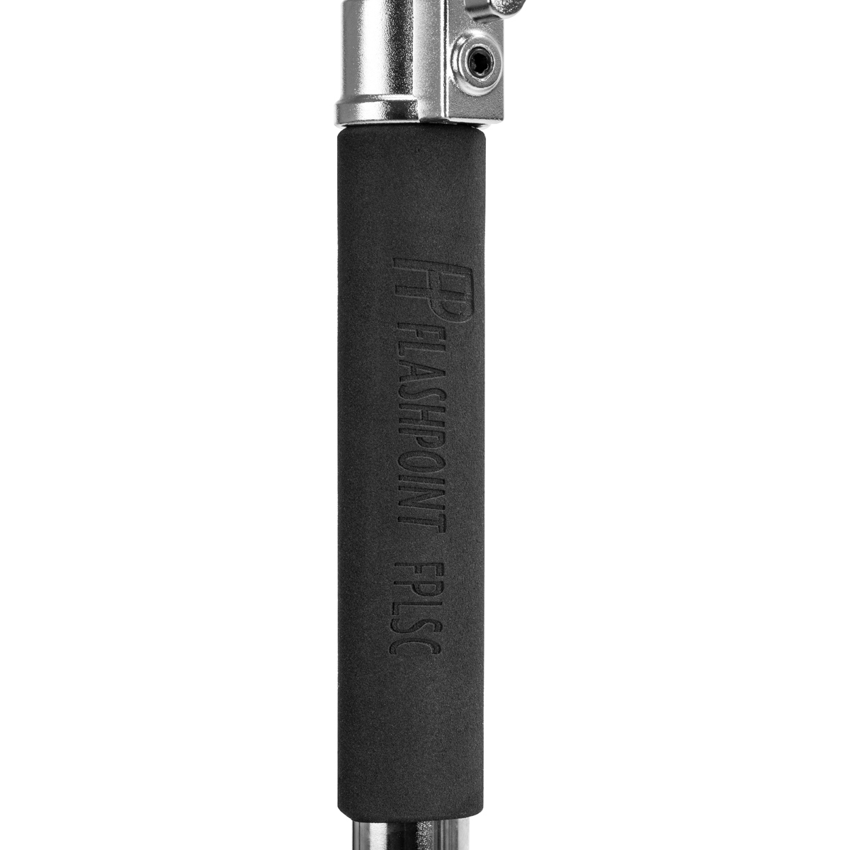 Flashpoint 10' C Stand on Turtle Base, 40" Grip Arm Two 3" Gobo Heads, Chrome