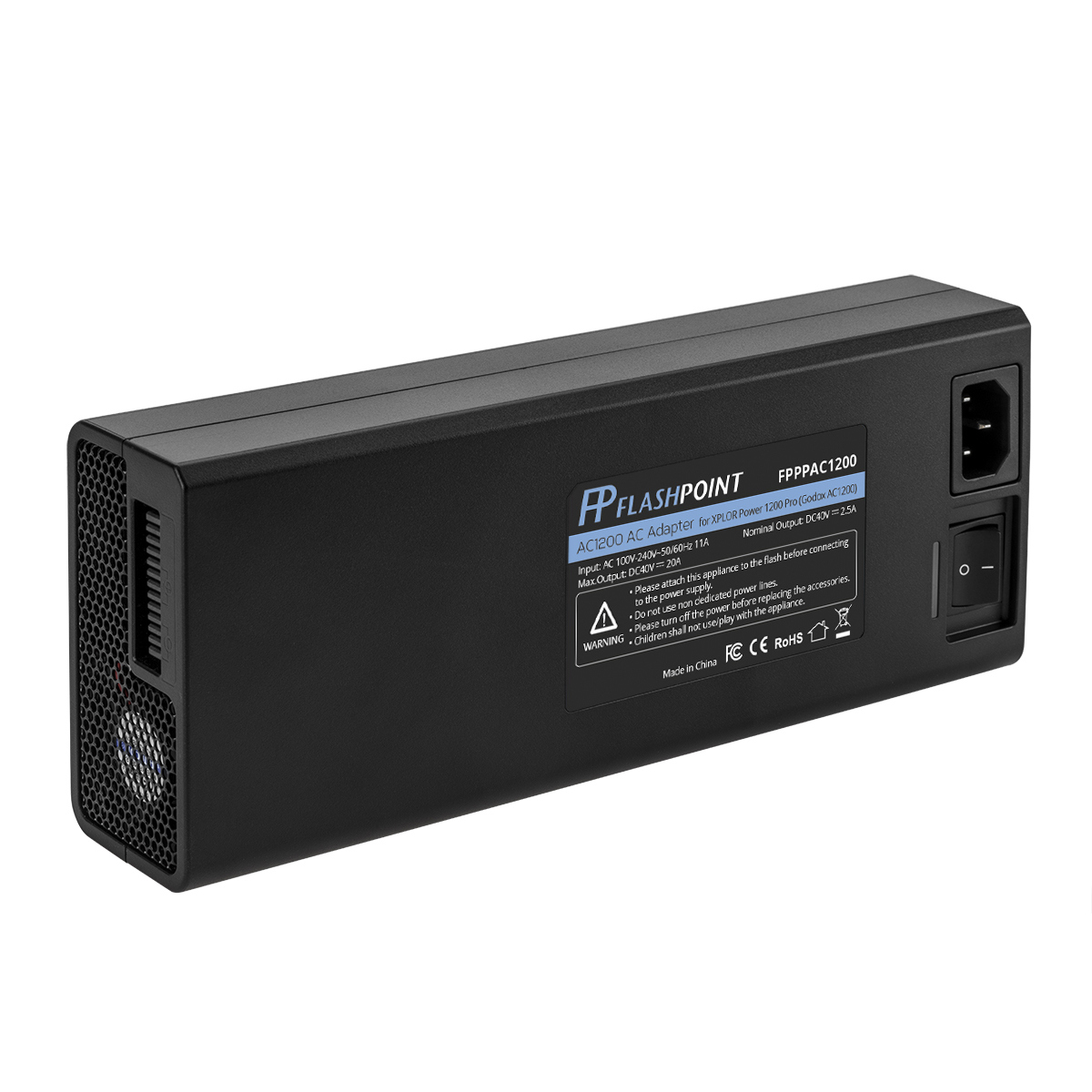 

Flashpoint AC1200 AC Adapter for XPLOR Power 1200 Pro (Godox AC1200)