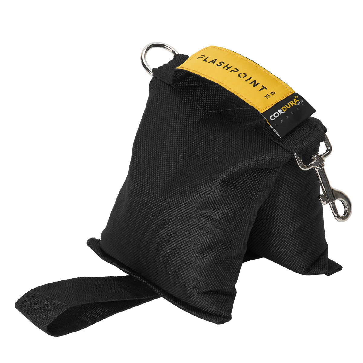 

Flashpoint 15 lbs Water-Resistant Cordura Nylon Saddle Shot Bag, Black