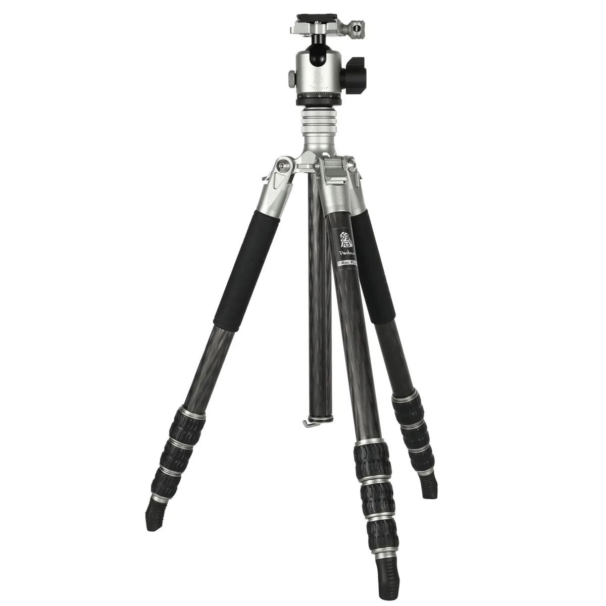 

FotoPro T-Roc Plus 4-Section Carbon Fiber Professional Tripod, 61.1" Max Height