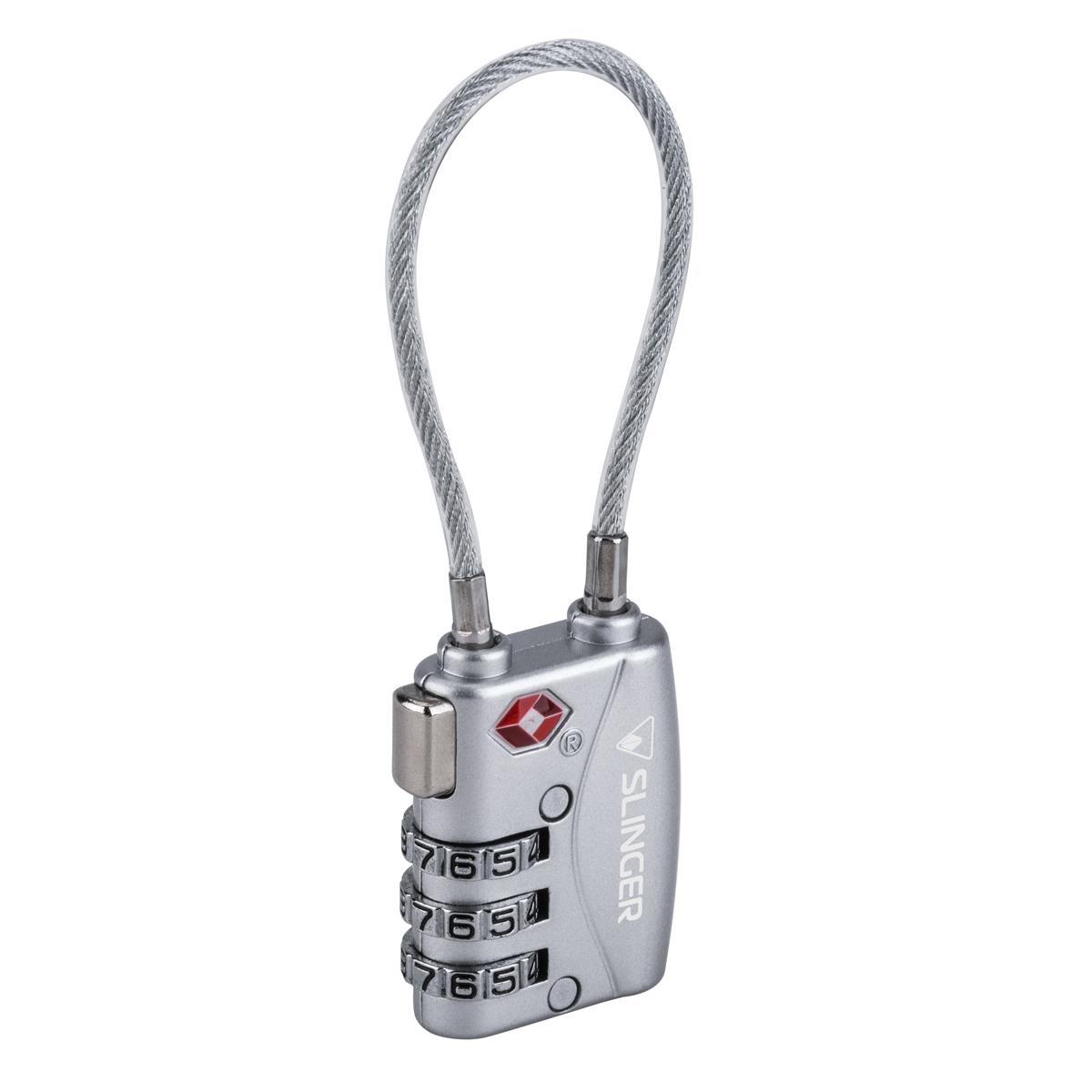 Image of Slinger TSA 3-Dial Combination TSA Lock (Silver)