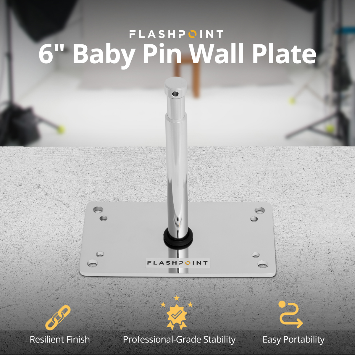 

Flashpoint 6" Baby Pin Wall Plate