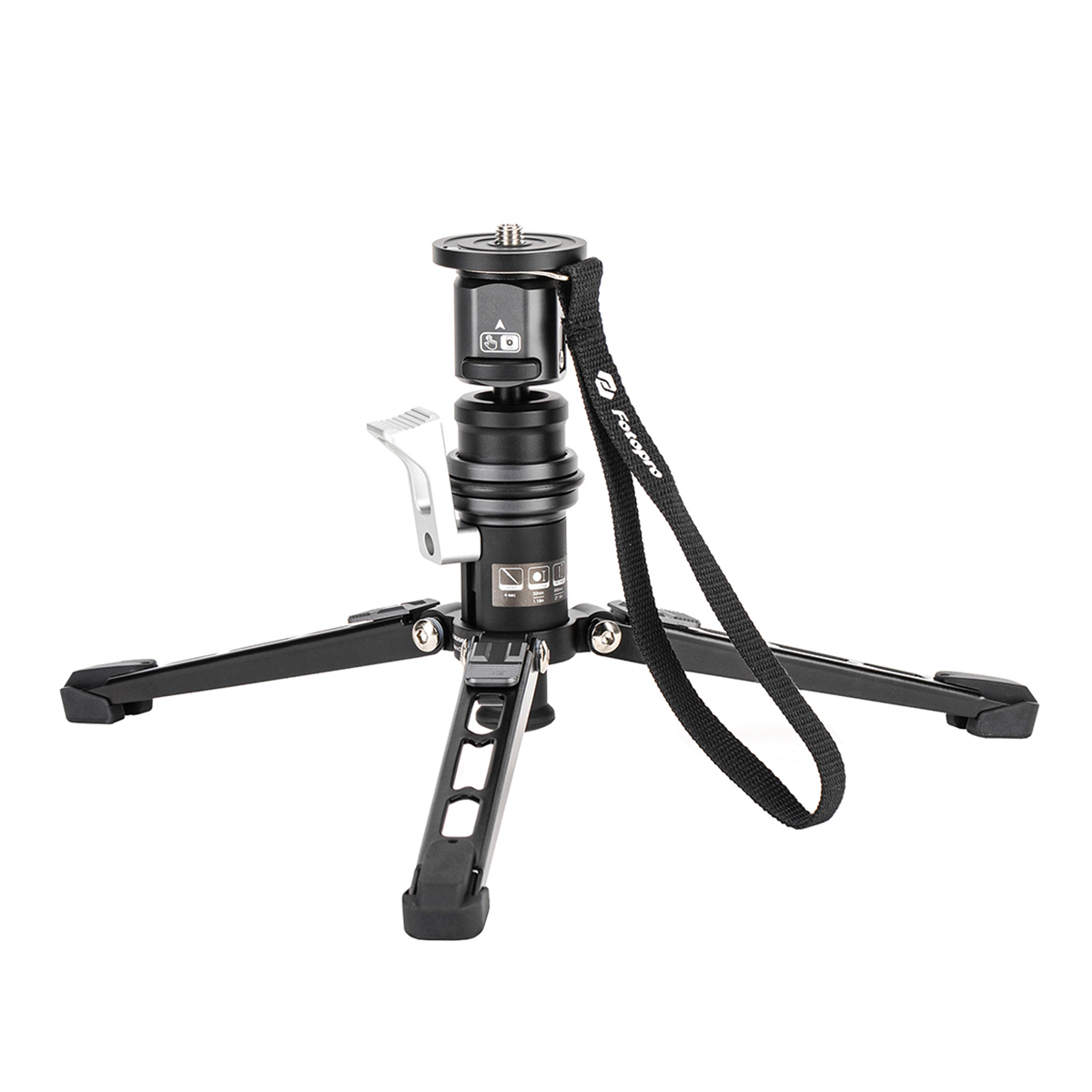 FotoPro X-AIRFLY Mono 4-Section Carbon Fiber 3-In-1 Monopod, Gray