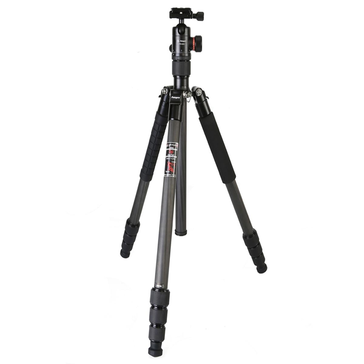 

FotoPro Progear X X-Go Plus E 4-Section CF Tripod/Monopod with FPH-52Q Ball Head