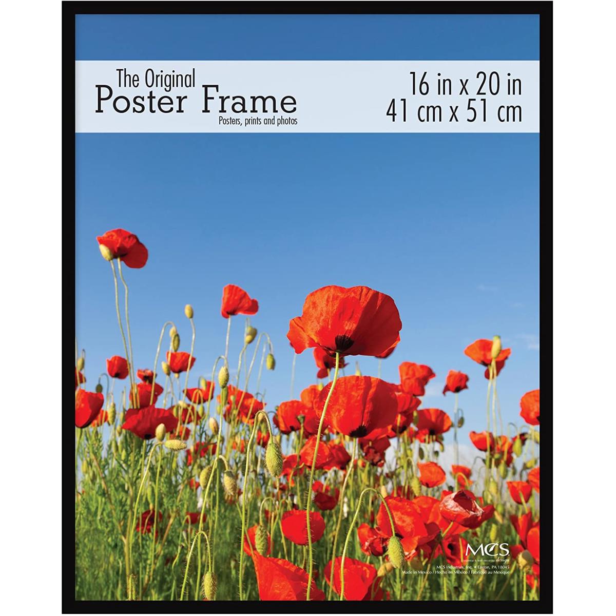 

MCS Poster Original Masonite Back Frame for a 16x20" Photograph, Black