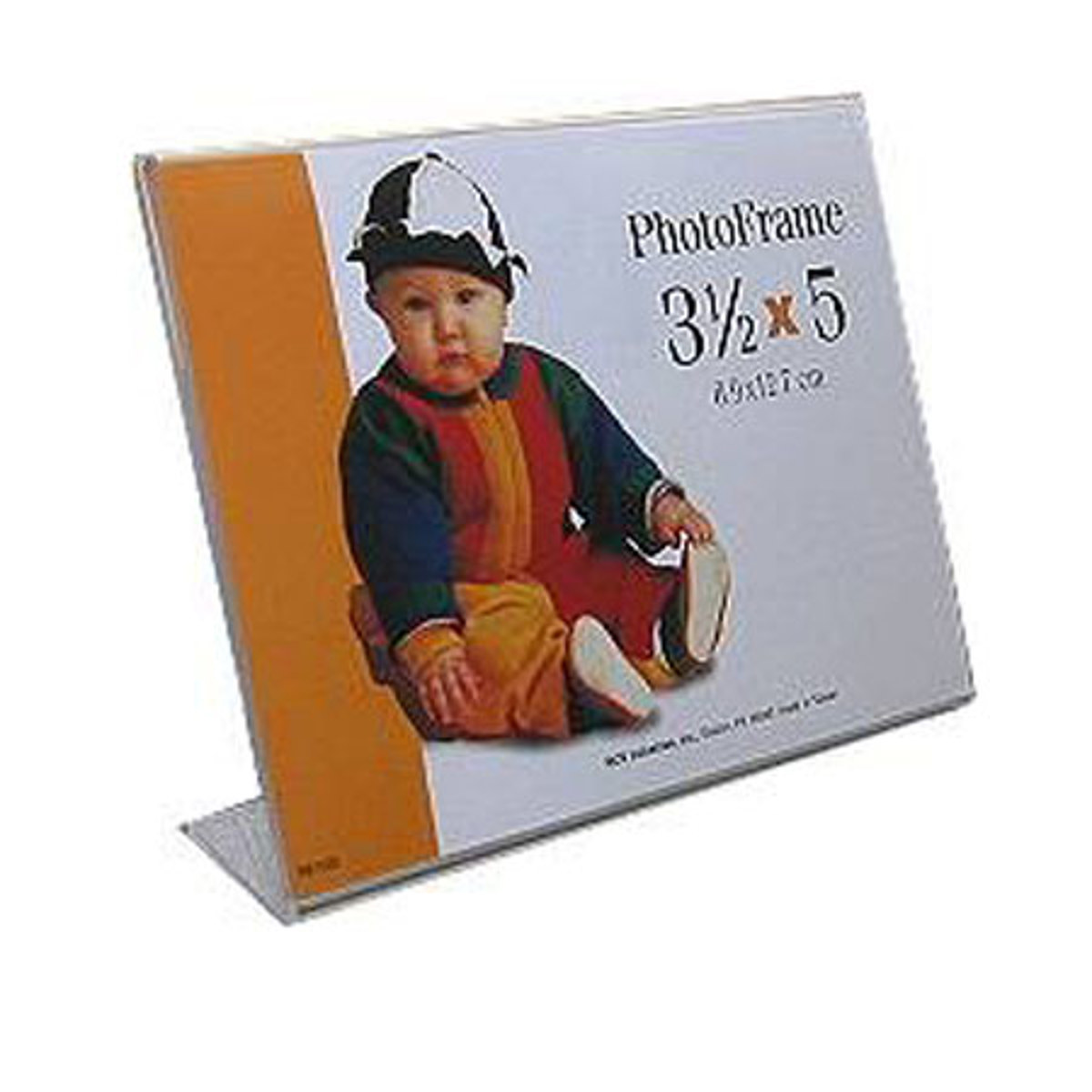 Image of MCS 3.5x5&quot; Bent Acrylic Horizontal Picture Frame