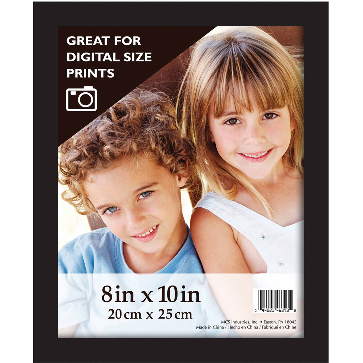 

MCS Gallery Wood Frame for 8x10" Photograph, Black