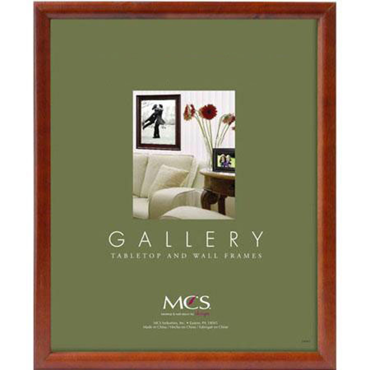 

MCS 4x6" Bullnose Series Wood Picture Frame, 1/2" Width, Rosewood