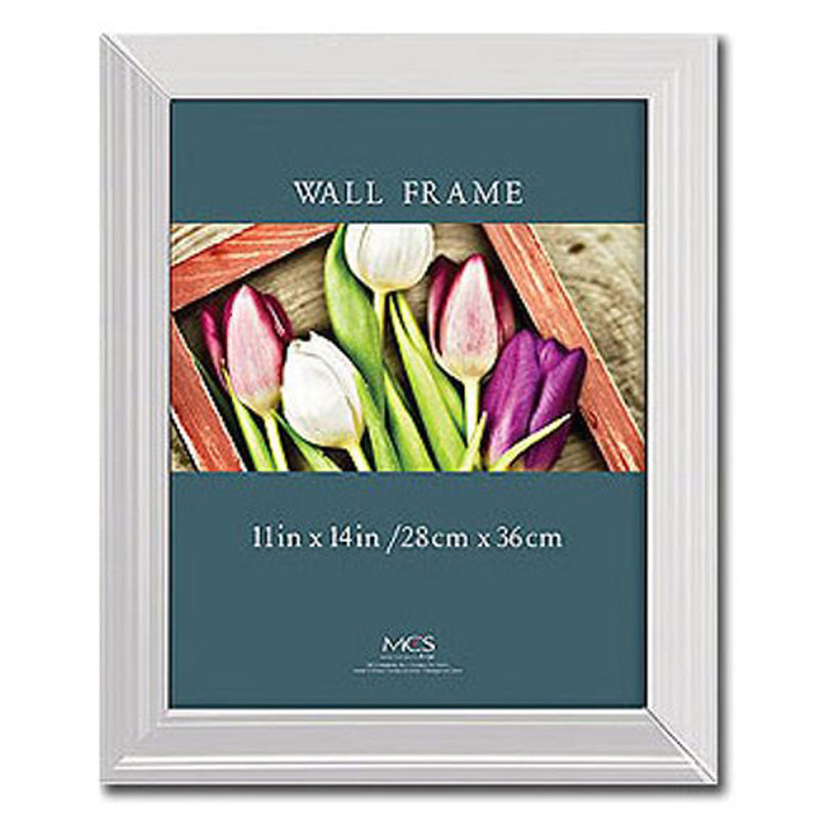 

MCS Monarch Solid Wood Picture Frame for 11x14" Photograph, White