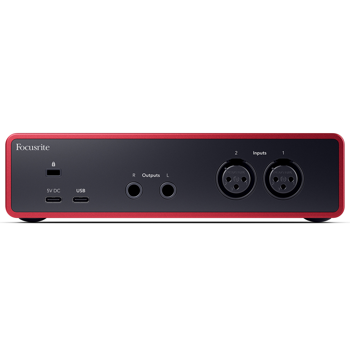 Focusrite Scarlett 2i2 4th Gen USB Interface with Software W/ 10' XLR Cable