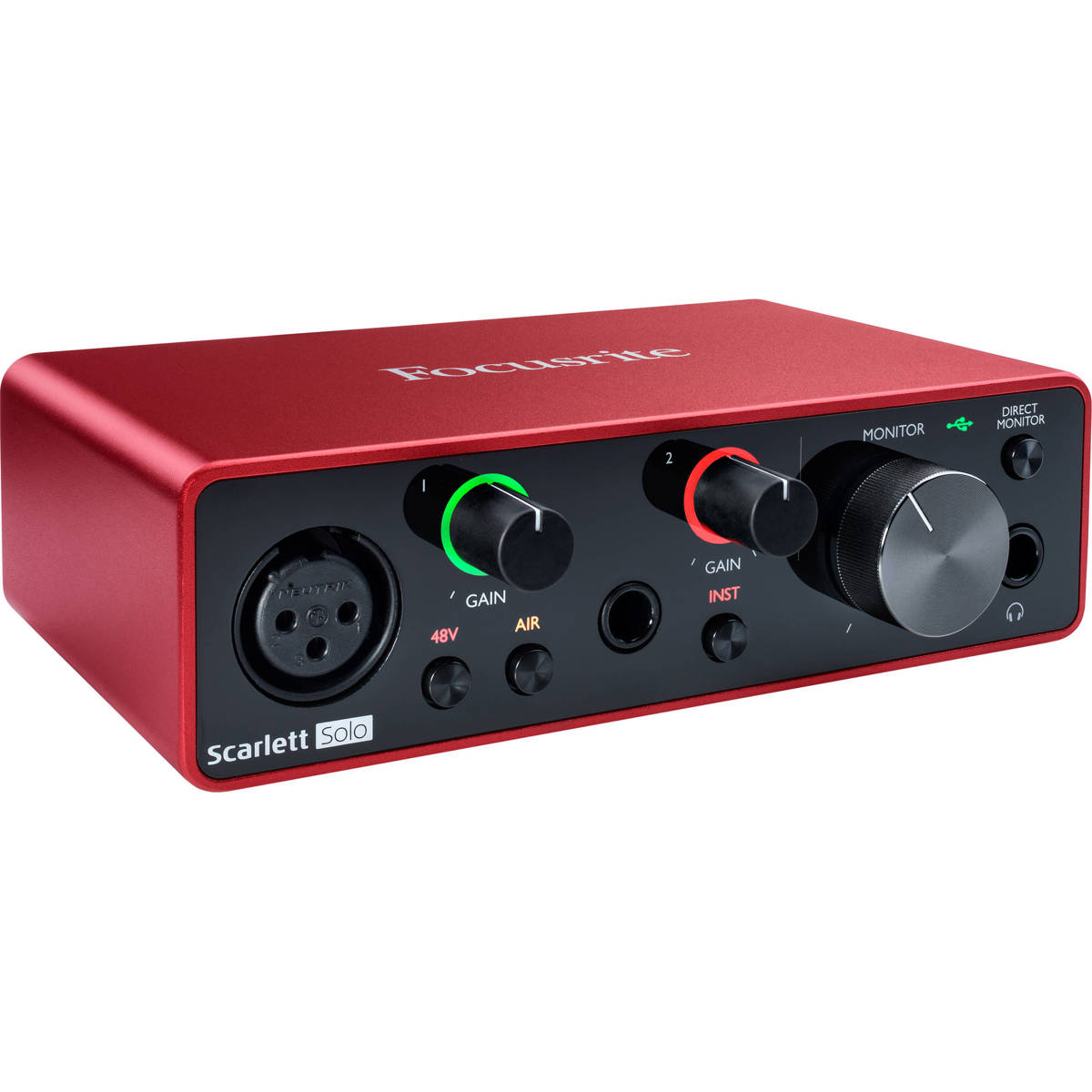 

Focusrite Scarlett Solo 3rd Gen USB Interface with Software Suite