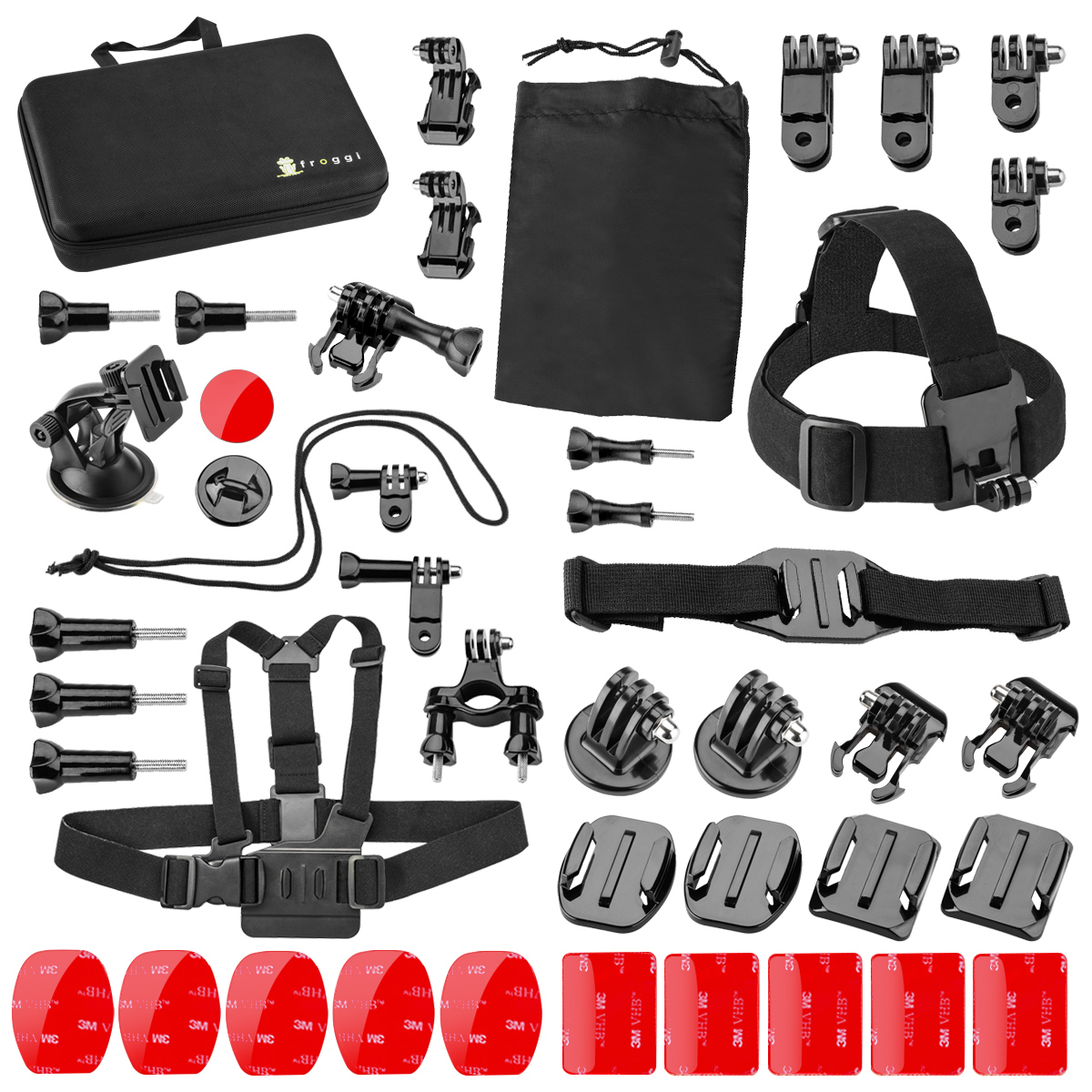 Image of Froggi Extreme Sport Action Camera Accessory Set