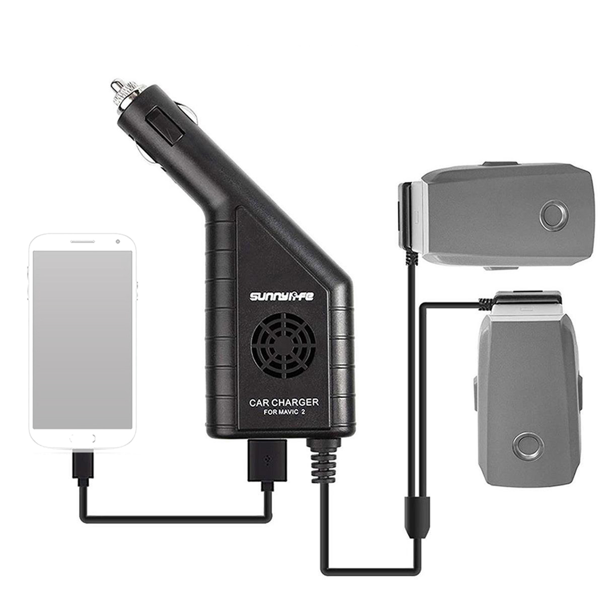 

FS Labs 5-In-1 Mavic 2 Battery Charger with 3x Battery Port & 2x USB Ports