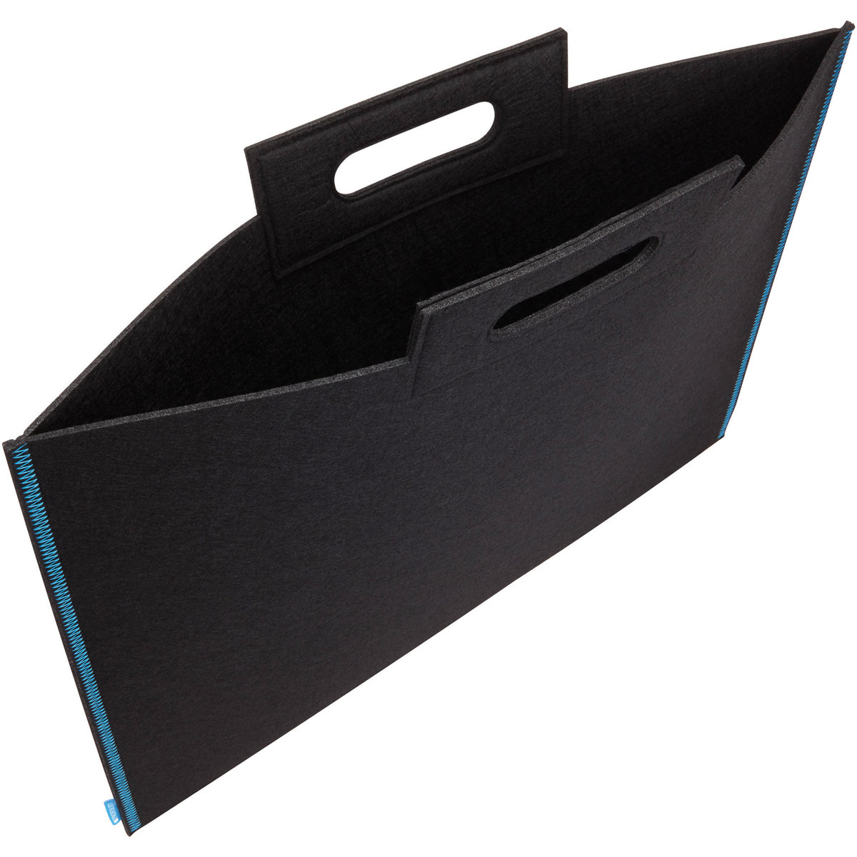

Itoya Midtown Large Format Artwork Carrier Bag, 19x26", Black/Blue