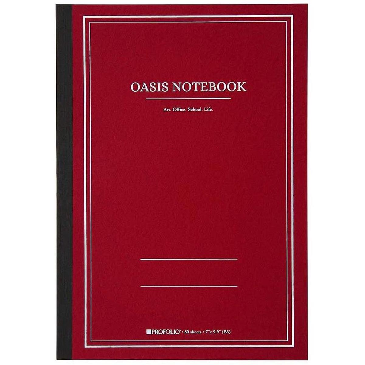 

Itoya Large ProFolio Oasis Notebook, B5 (7x9.9"), Brick