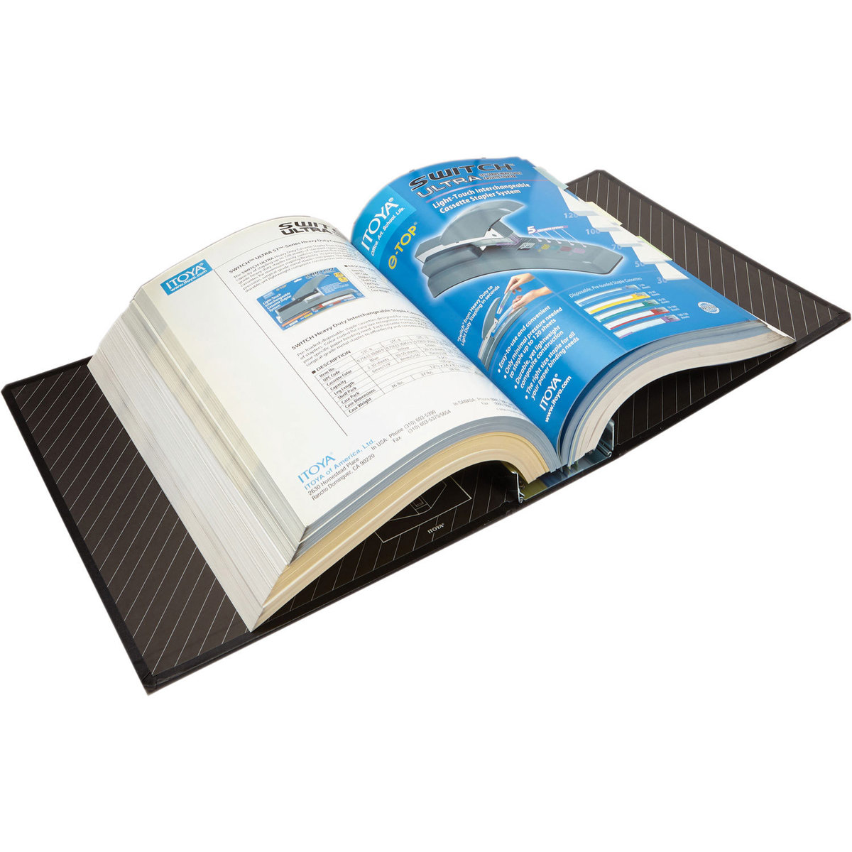 

Itoya P30 Springpost Binder, for 3in Paper, Black