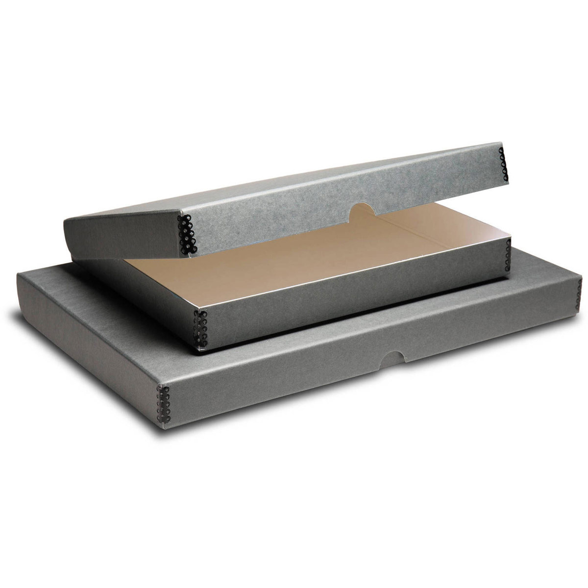 

Print File Clamshell Metal Edge Box, 22.5x30.5x2", Black
