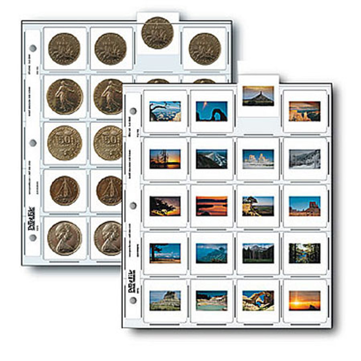 

Print File 500280 Archival 35mm Slide Pages for 2x2in