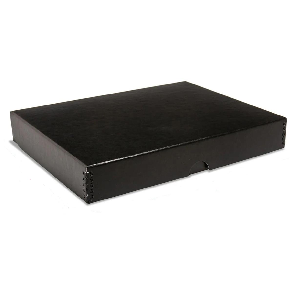 Image of Print File Black Clamshell Metal Edge Box 13x19x1.75in