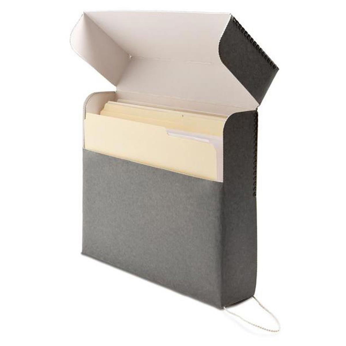 

Print File Gray Letter Size Slim Document Box