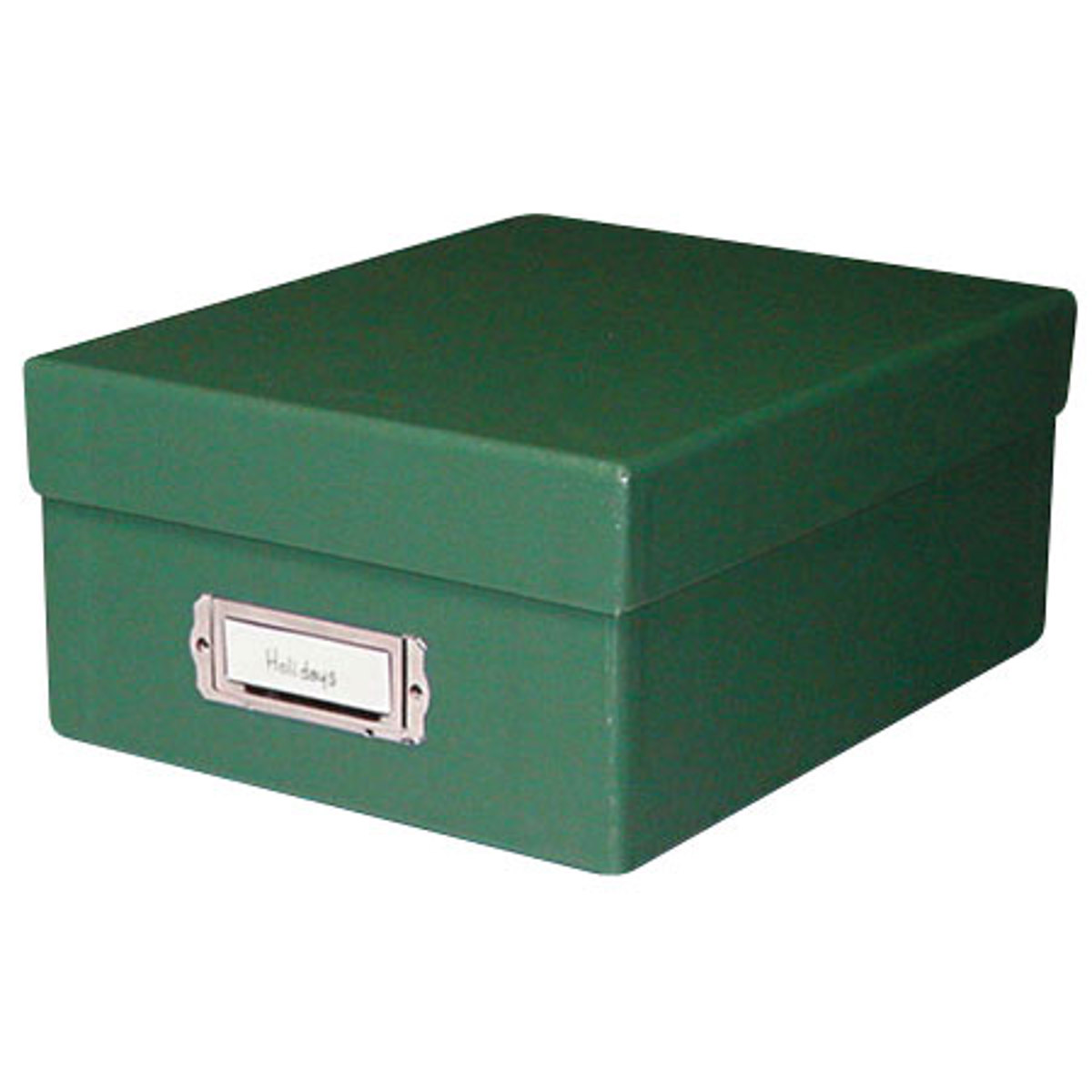 

Print File Archival Print Storage Box for 4x6" Photographs, Green Exterior