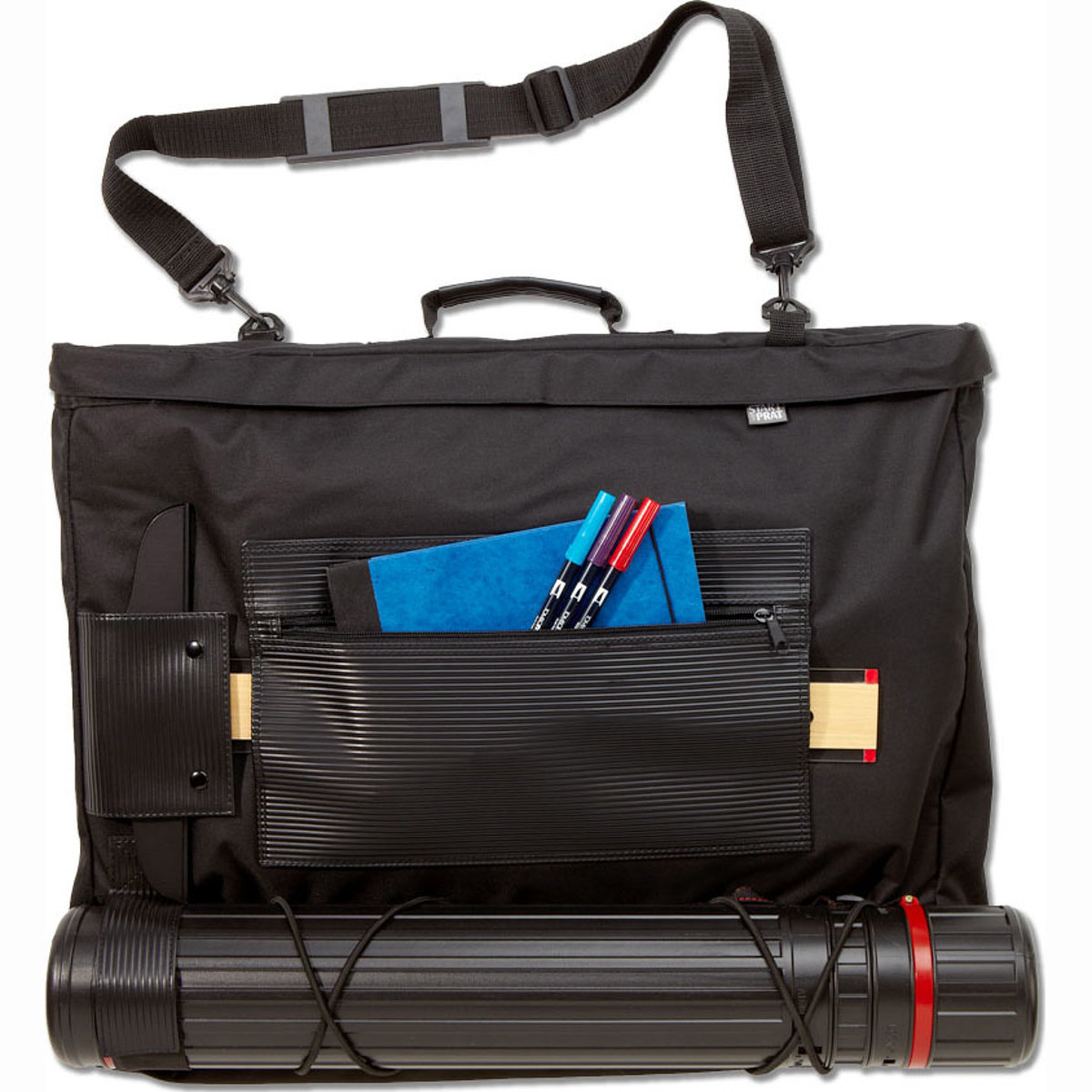 

Itoya Prat Paris Prat Convertable Portfolio Backpack, 24x18x2.5in, Black