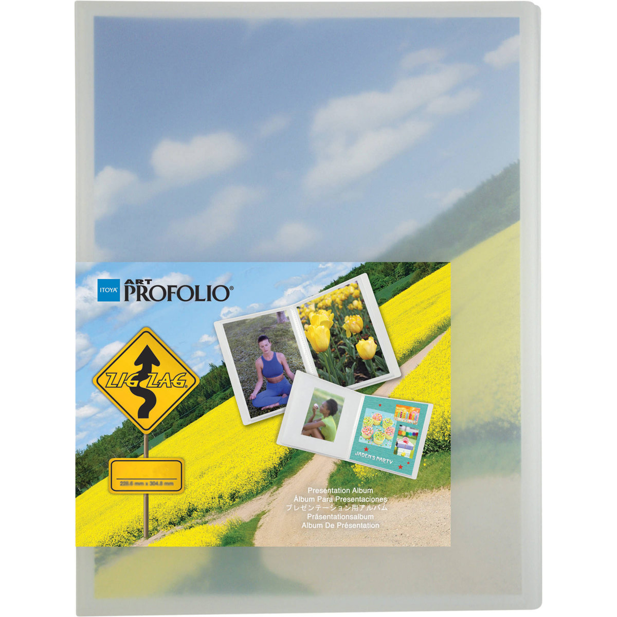 

Itoya ZigZag Frost Image, Bound Photo Album for 9x12" Portrait / Vertical