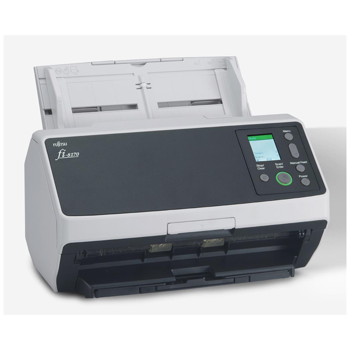 Image of Fujitsu fi-8170 Document Scanner Deluxe Bundle with Paperstream Capture Pro