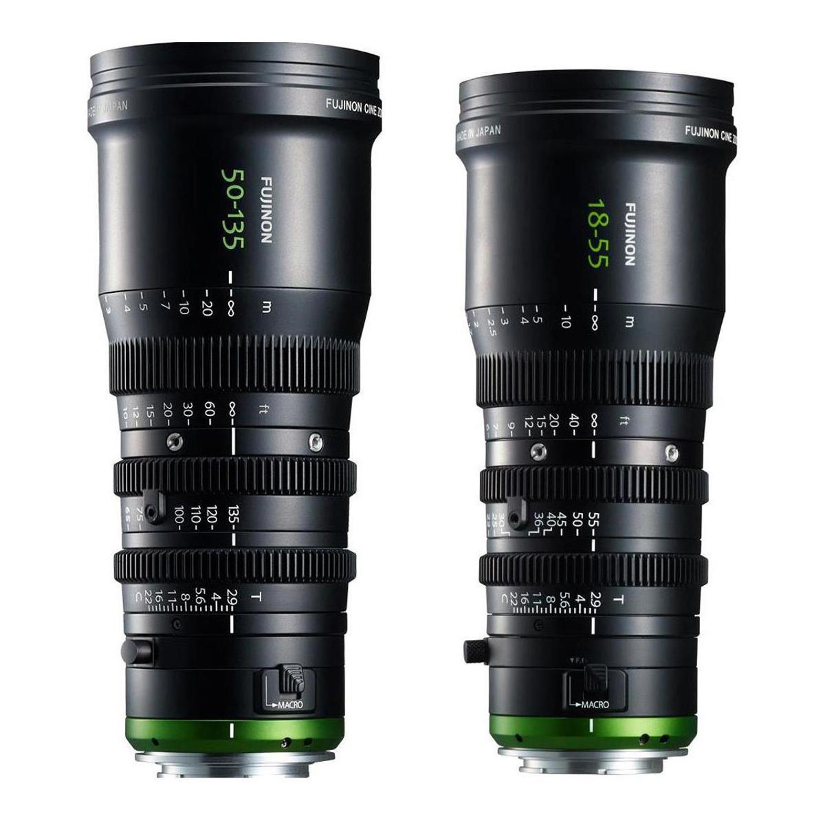Fujinon MK 18-55mm with MK 50-135mm T2.9 Cine Lens Kit for Sony E