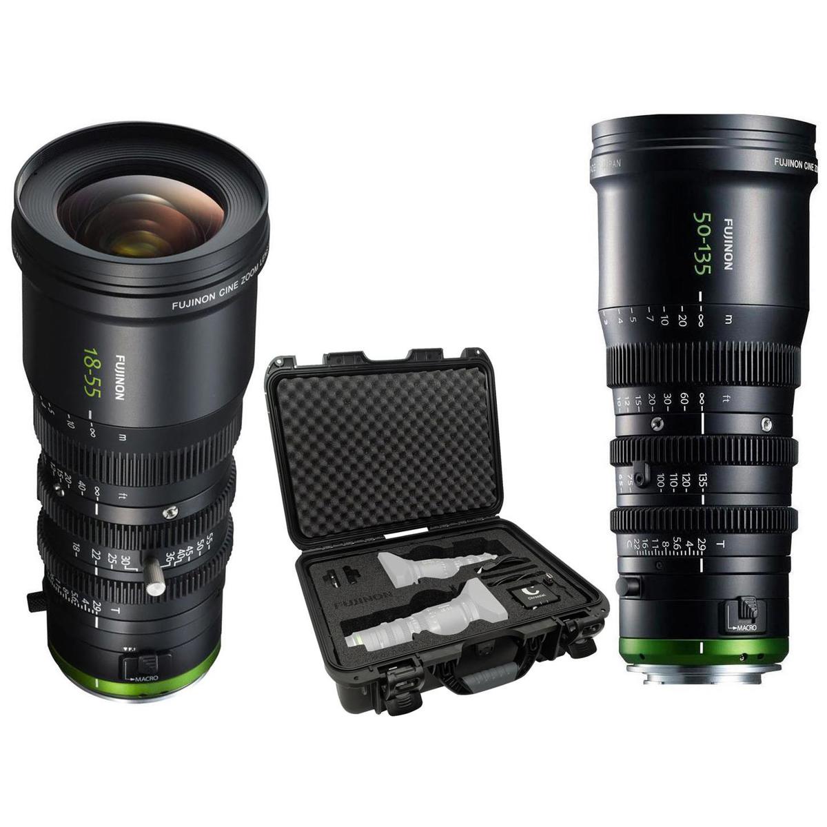 

Fujinon MK 18-55mm & 50-135mm Cine Lens for MFT with Chrosziel Zoom Control Kit