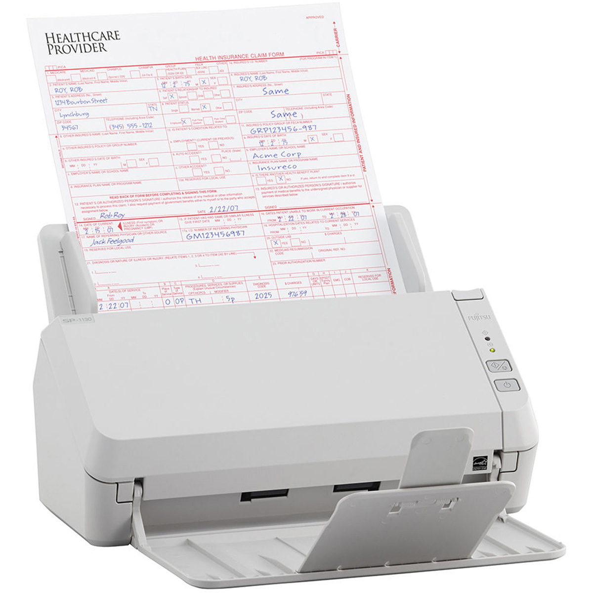 

Fujitsu SP-1130 Color Duplex Document Scanner