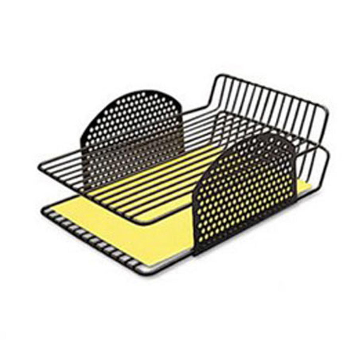 

Fellowes Perf-ect Double Letter Tray, Black