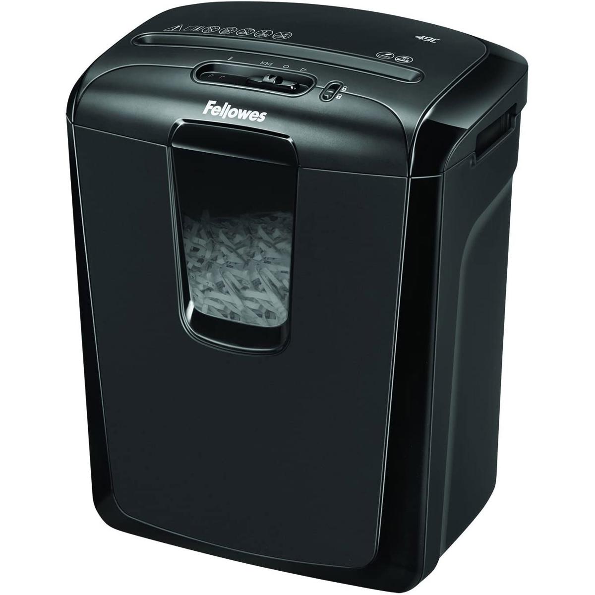 

Fellowes Powershred 49C Cross-Cut Household Paper Shredder with SafetyLock